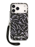 Karl Lagerfeld для iPhone 17 Pro Max чехол IML Zebra Hard + Nylon Hand cord Purple