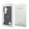 Guess для Galaxy S26 чехол PU Saffiano Peony Metal logo & Camera Hard Black (MagSafe)