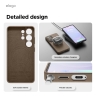Elago для Galaxy S26 Ultra чехол Magnetic PU Leather Taupe (MagSafe)
