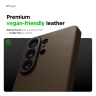 Elago для Galaxy S26 Ultra чехол Magnetic PU Leather Taupe (MagSafe)