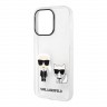 Чехол Lagerfeld Karl & Choupette TPU Hard для iPhone 14 Pro Max, прозрачный