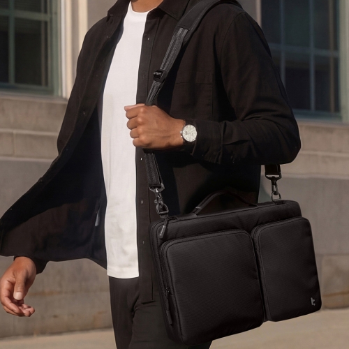 Tomtoc Laptop сумка Defender-A42 Premium Liteway Laptop Shoulder Briefcase 17" (Win) Black