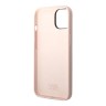 Чехол Lagerfeld Liquid silicone Karl & Choupette Hard для iPhone 14, розовый