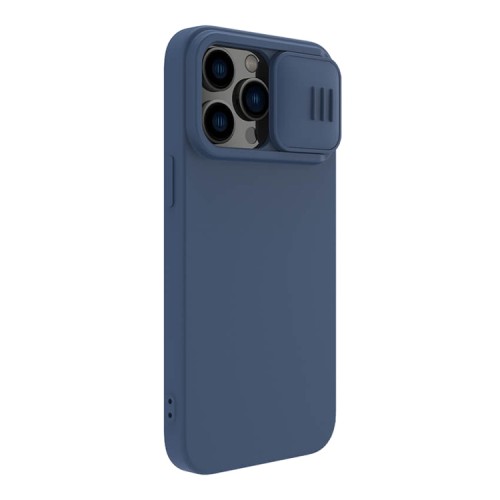 Чехол Nillkin CamShield Silky Silicone для iPhone 14 Pro Max, Midnight Blue