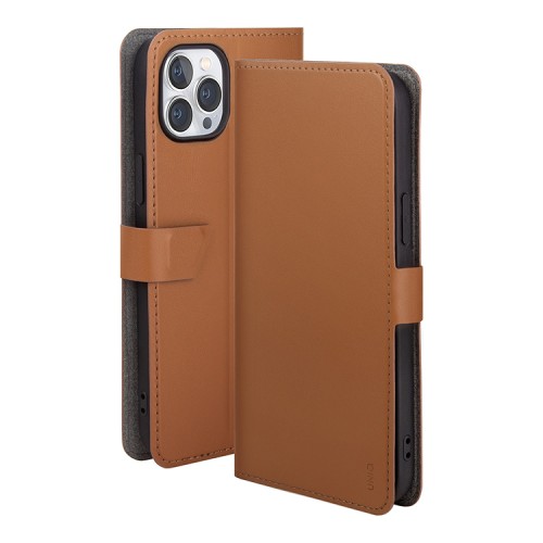 Чехол Uniq Journa Heritage для iPhone 14 Pro Max, коричневый