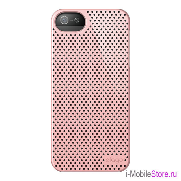 Чехол Elago Breathe с перфорацией для iPhone 5s/SE, розовый