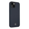 Чехол Mercedes Liquid Silicone Hard для iPhone 14, синий