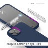 Elago для iPhone 15 чехол Soft silicone (Liquid) Jean Indigo