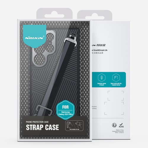 Nillkin для Galaxy S23 Ultra чехол Strap case Black