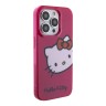 Hello Kitty для iPhone 15 Pro Max чехол PC/TPU Kitty Head Hard Pink