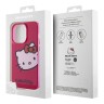 Hello Kitty для iPhone 15 Pro Max чехол PC/TPU Kitty Head Hard Pink