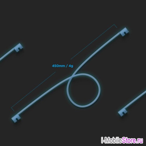 Шнурок-держатель Elago Strap для AirPods All, Nightglow Blue