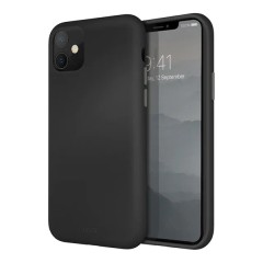 Силиконовый чехол Uniq LINO для iPhone 11, черный