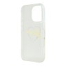 Guess для iPhone 16 Pro чехол PC/TPU Heart Transparent