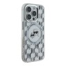 Karl Lagerfeld для iPhone 16 Pro Max чехол PC/TPU Monogram NFT Karl&Choupette прозрачный (MagSafe)