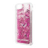 Чехол Karl Lagerfeld Liquid Glitter Floatting Charms для iPhone 7/8/SE, розовый