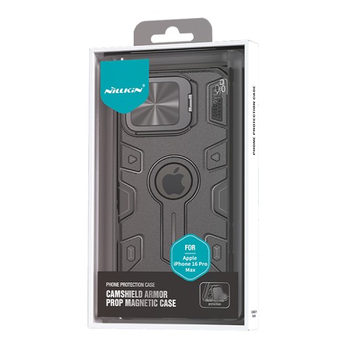 Nillkin для iPhone 16 Pro Max чехол CamShield Armor ProP Magnetic Black