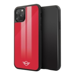 Чехол MINI Tempered glass Tire Marks для iPhone 11 Pro, красный