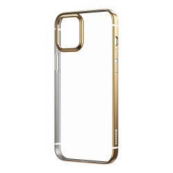 Чехол Baseus Shining Case Anti-Fall для iPhone 12 mini, золотая рамка