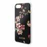 Чехол Guess Flower Hard Shiny N.4 Black для iPhone 7/8/SE 2020