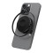 Energea Беспроводное СЗУ MagDuo Arc 2in1 iPhone +Apple Watch charger +retractable USB-C Cable Gunmetal