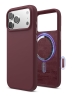 Elago для iPhone 17 Pro чехол Magnetic Silicone Burgundy (MagSafe)