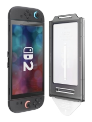 Elago для Nintendo Switch 2 стекло Tempered Glass Clear (+installer Pro)