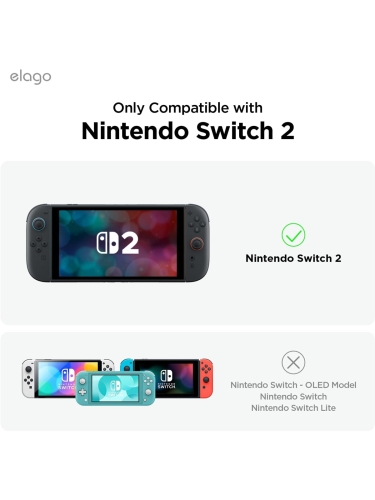 Elago для Nintendo Switch 2 стекло Tempered Glass Clear (+installer Pro)