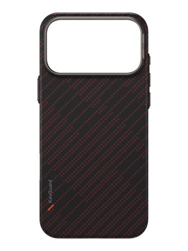 Uniq для iPhone 17 Pro Max чехол KEVA EDGE Full Kevlar Rust Orange (MagSafe)