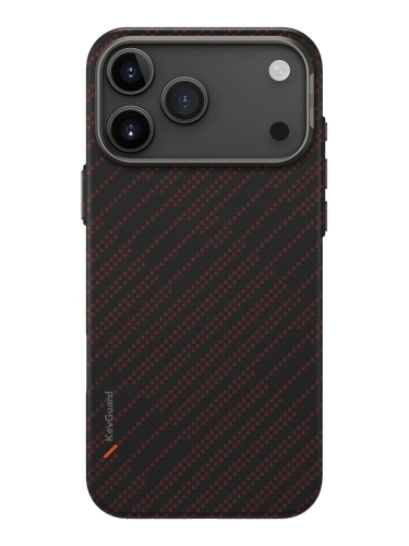 Uniq для iPhone 17 Pro Max чехол KEVA EDGE Full Kevlar Rust Orange (MagSafe)