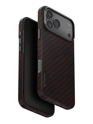 Uniq для iPhone 17 Pro Max чехол KEVA EDGE Full Kevlar Rust Orange (MagSafe)