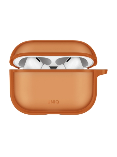 Uniq для Airpods Pro 3 чехол Veren Shockproof with carabin Sunset Ember