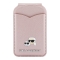 Karl Lagerfeldd картхолдер бумажник-стенд Wallet MagSafe Cardslot Stand with Mirror Saffiano NFT K&C metal Pink