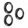 Защитное стекло BLUEO Camera Armor Lens для камеры iPhone 13 Pro | 13 Pro Max, Black (3 шт)