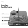Elago для Galaxy S26 Ultra чехол Magnetic Ridge Silicone Black (MagSafe)