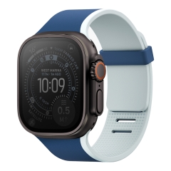 Uniq для Apple Watch 49/46/45/44 mm ремешок Revix IV reversible Magnetic Marine Blue/Pale Aqua