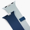 Uniq для Apple Watch 49/46/45/44 mm ремешок Revix IV reversible Magnetic Marine Blue/Pale Aqua