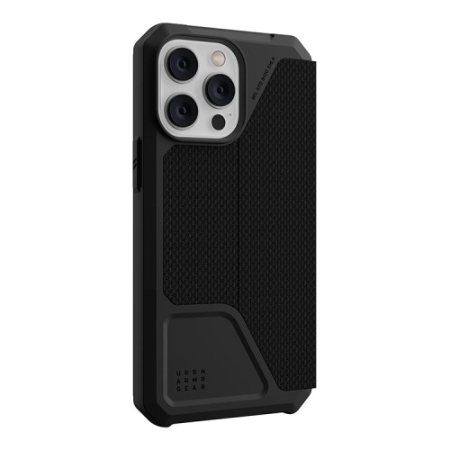 Чехол-книжка Urban Armor Gear (UAG) Metropolis Series для iPhone 14 Pro, Kevlar Black
