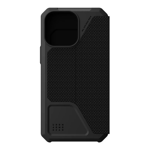 Чехол-книжка Urban Armor Gear (UAG) Metropolis Series для iPhone 14 Pro, Kevlar Black