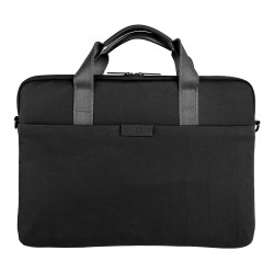 Сумка Uniq Stockholm Nylon Messenger bag для ноутбука 16", черная