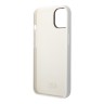Чехол Lagerfeld Liquid silicone Karl & Choupette Hard для iPhone 14, белый
