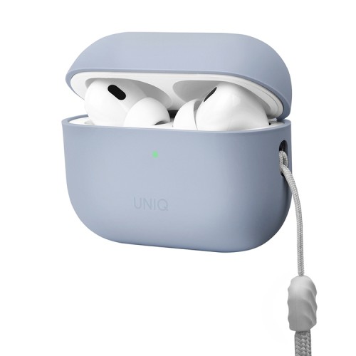 Чехол Uniq LINO Liquid silicone для AirPods Pro 2, голубой
