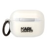 Чехол Lagerfeld TPU with ring NFT Choupette для Airpods Pro, прозрачный