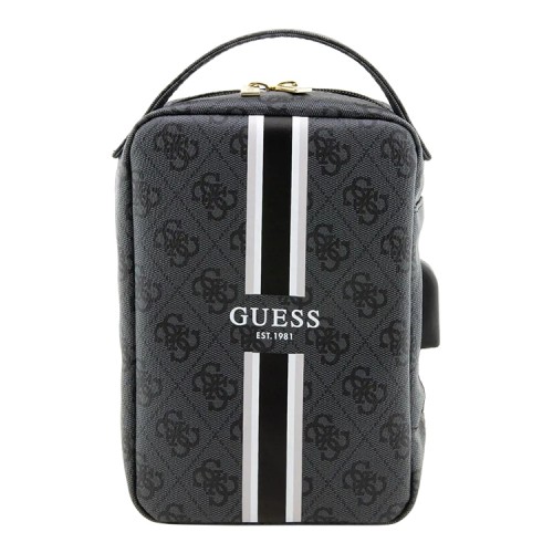 Сумка-барсетка Guess Travel Handbag 4G Stripes для смартфонов, черная