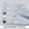 Elago для iPhone 15 чехол Soft silicone (Liquid) Light Blue