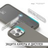 Elago для iPhone 15 Pro Max чехол Soft silicone (Liquid) Medium Gray