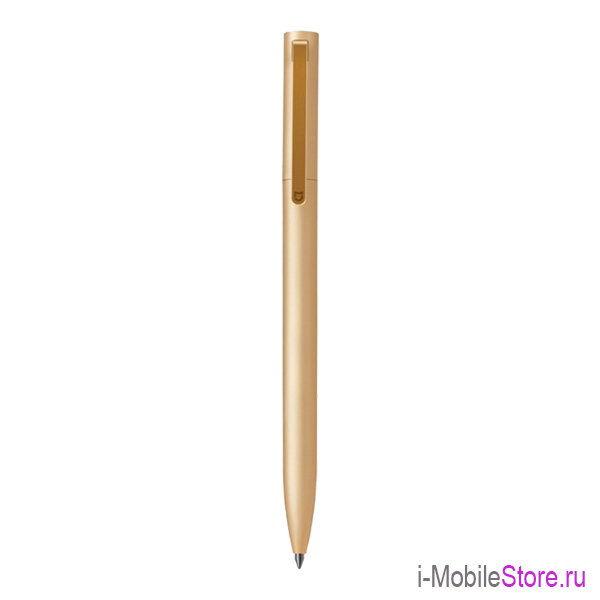 Xiaomi Mi ручка Aluminium Rollerbal Pen, золотая BZL4006TY