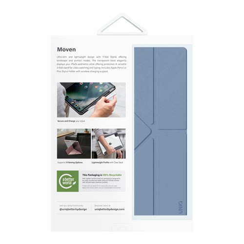 Uniq для iPad Air 11 (2024/25) чехол Moven Stone Blue