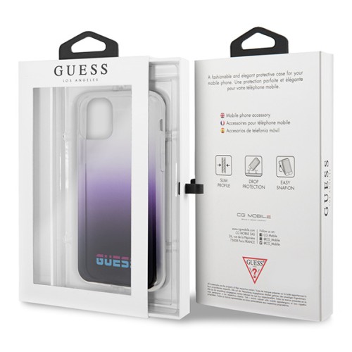 Чехол Guess California Hard Gradient для iPhone 11 Pro, розовый