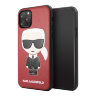 Чехол Karl Lagerfeld PU Leather Iconic Karl Hard для iPhone 11 Pro Max, красный